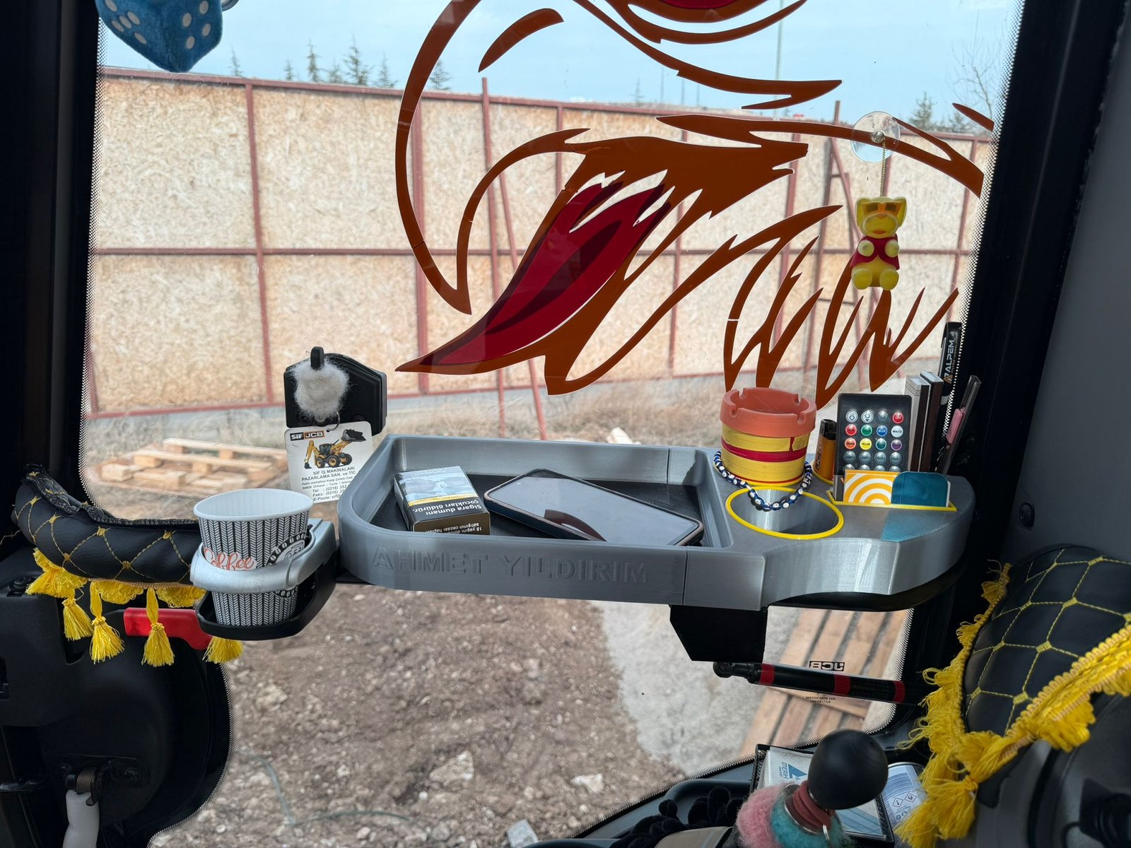 JCB Beko Loder3CX / 4CX Kapı Kolu Sehpası